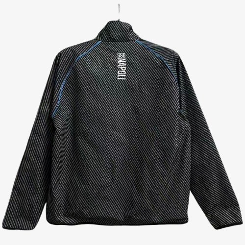Napoli Pad Printed Black Waterproof Windbreaker 2025/26 - Image 2