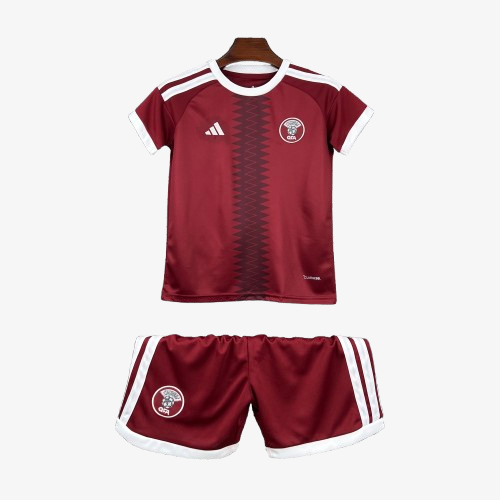 Kids Qatar Home Jersey 2026 - Image 2