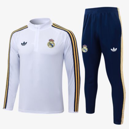 Real Madrid White Training Tracksuit 2026/27