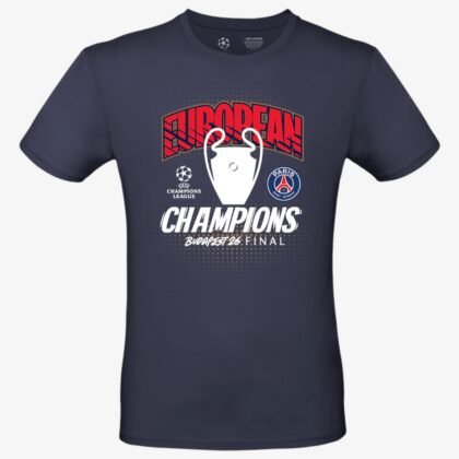 Paris Saint-Germain The Champions of Europe Navy Shirt 2026