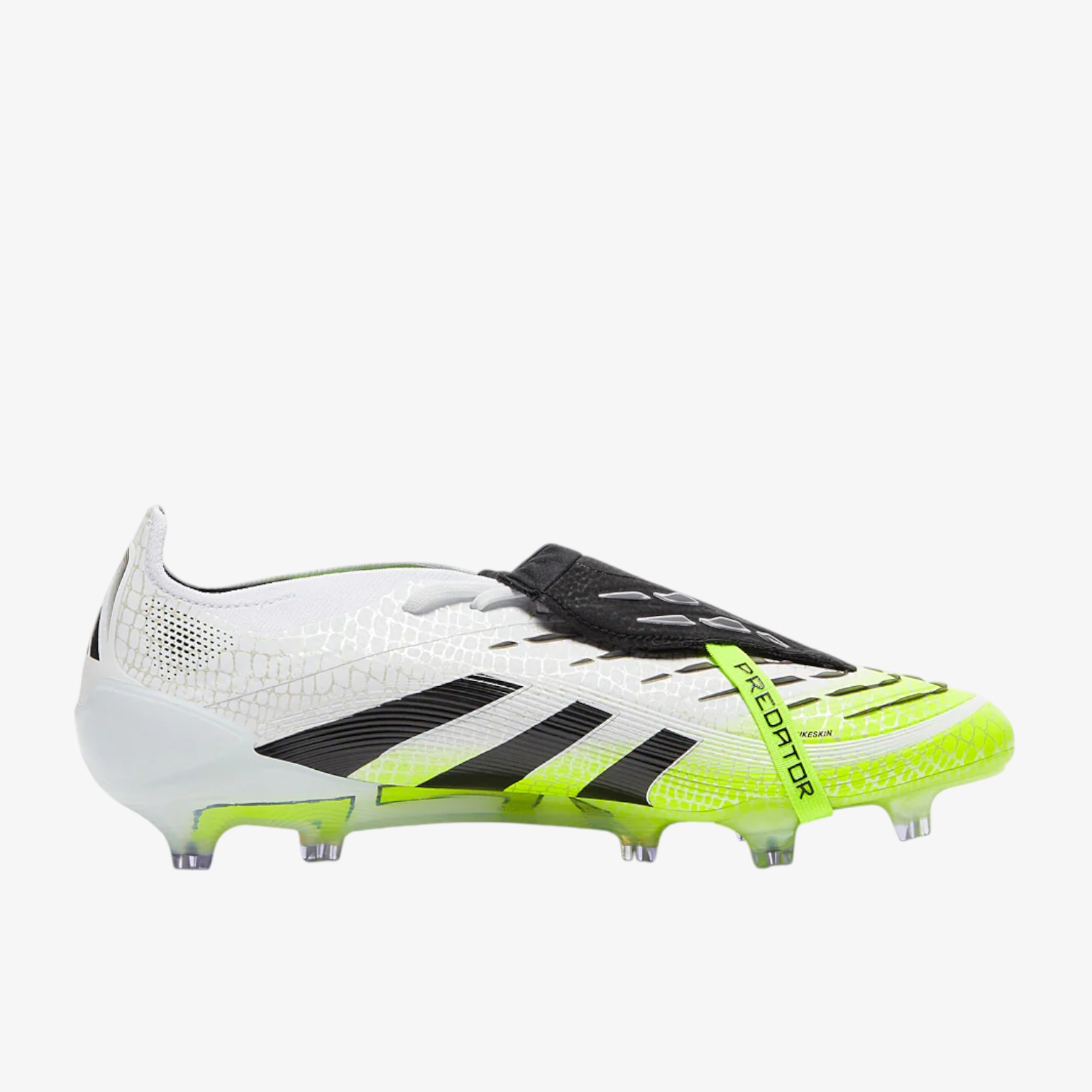 Soccer cleats Predator Elite Tongue FG – White, Black & Green