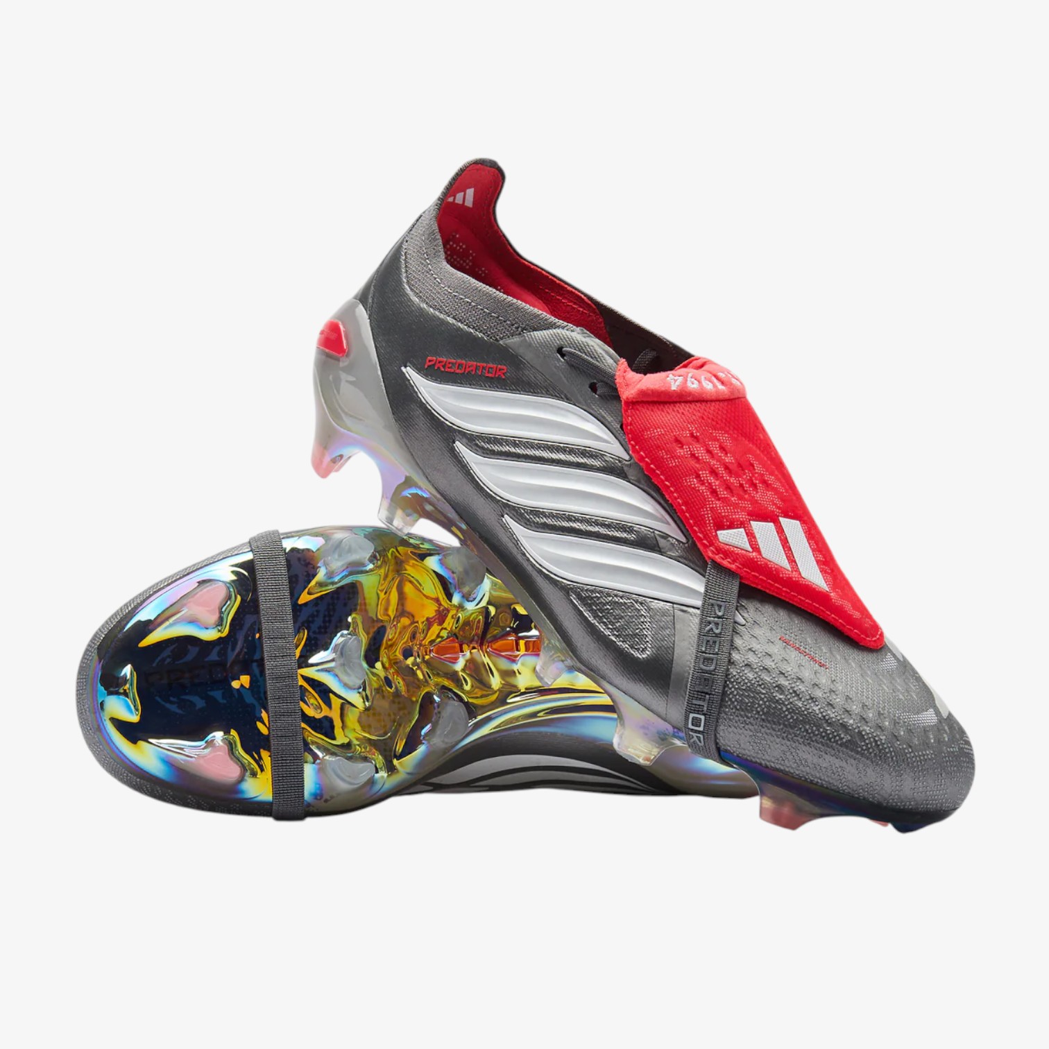 Soccer cleats Predator Elite Tongue FG Grey - Image 2