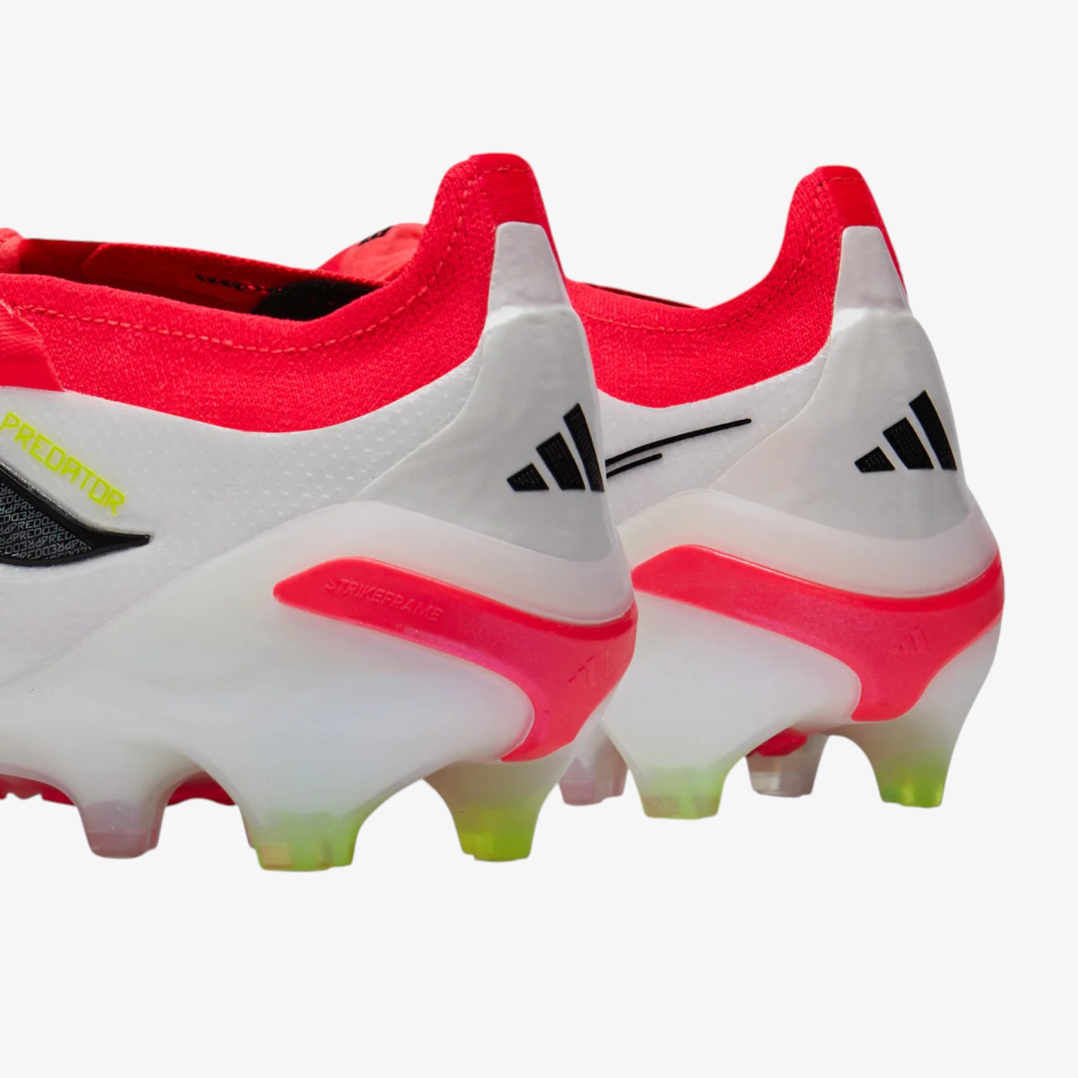 Soccer cleats Predator Elite Tongue FG – White & Red - Image 3