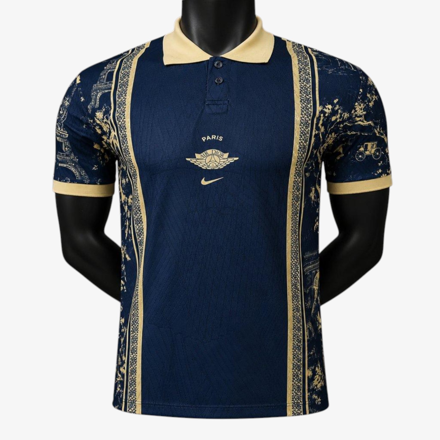 Paris Saint-Germain Air Dior POLO Navy Jersey