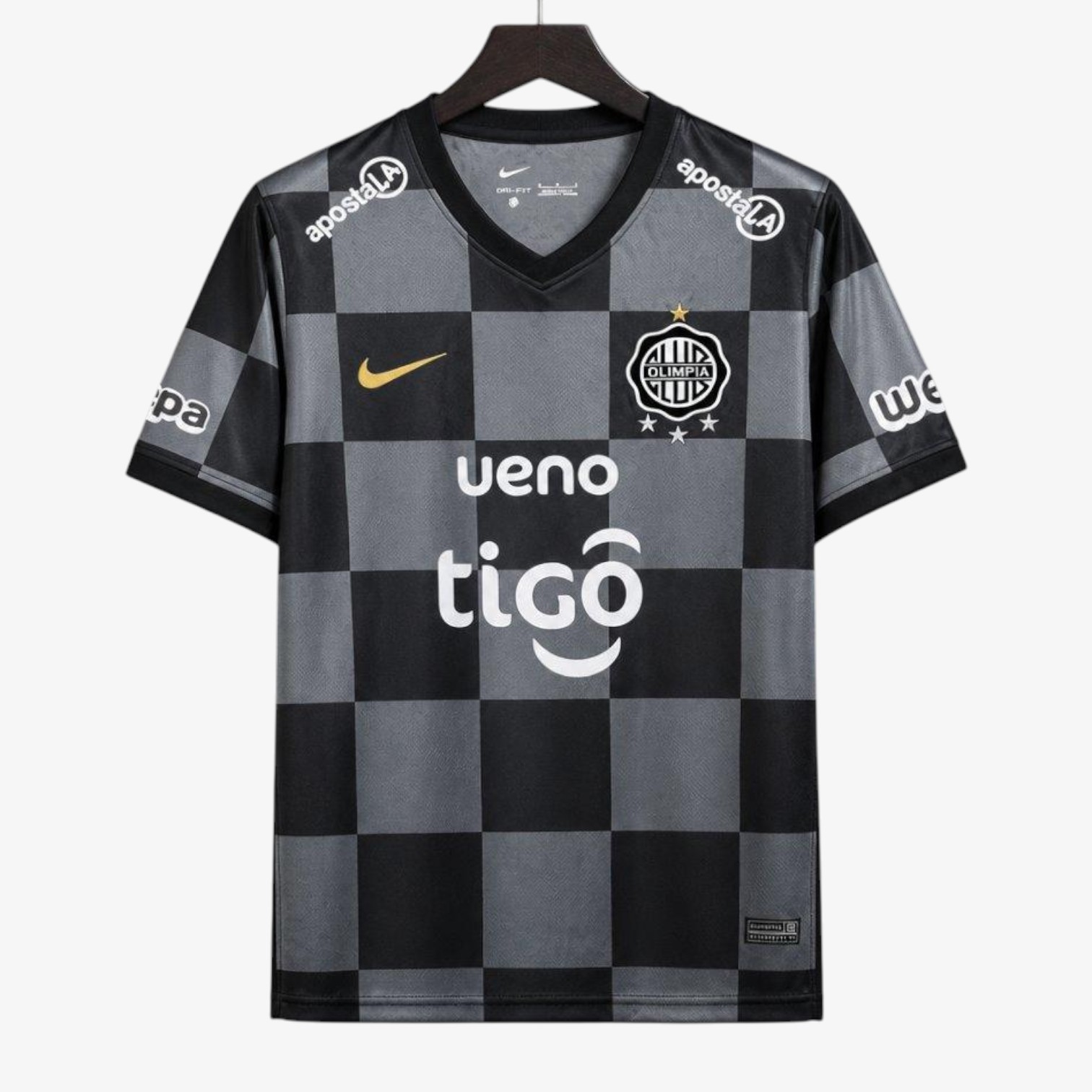 Club Olimpia Training Checkered Pattern Jersey 2026/27