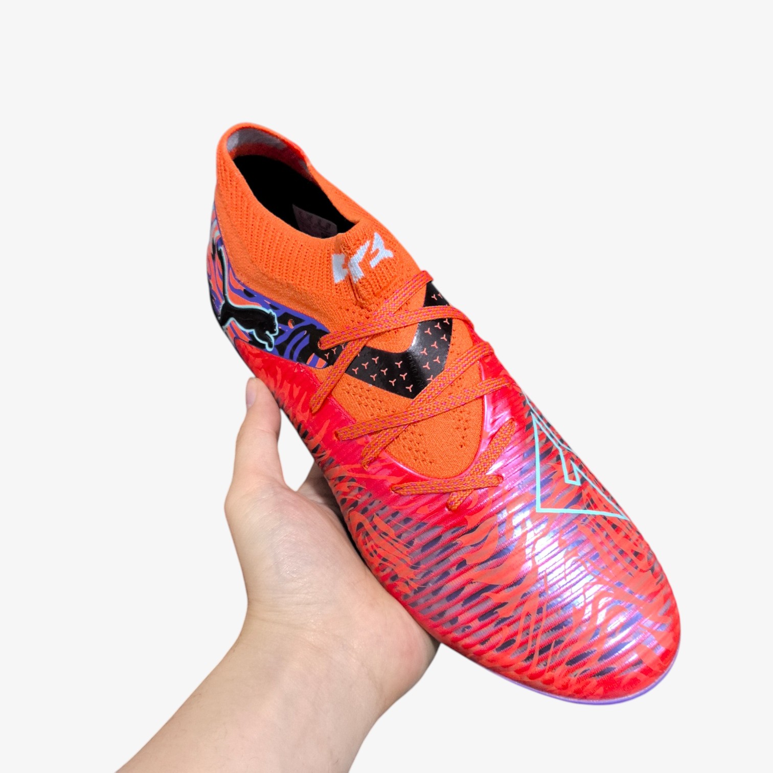 Soccer cleats Future 8 Ultimate AG Creativity - Coquelicot - Image 3