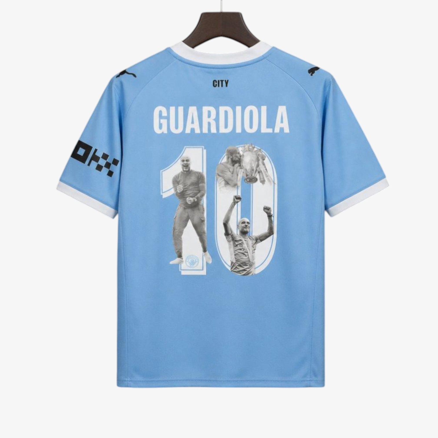 Manchester City Home Jersey With Guardiola 10 Jersey 2026/27 - Image 2