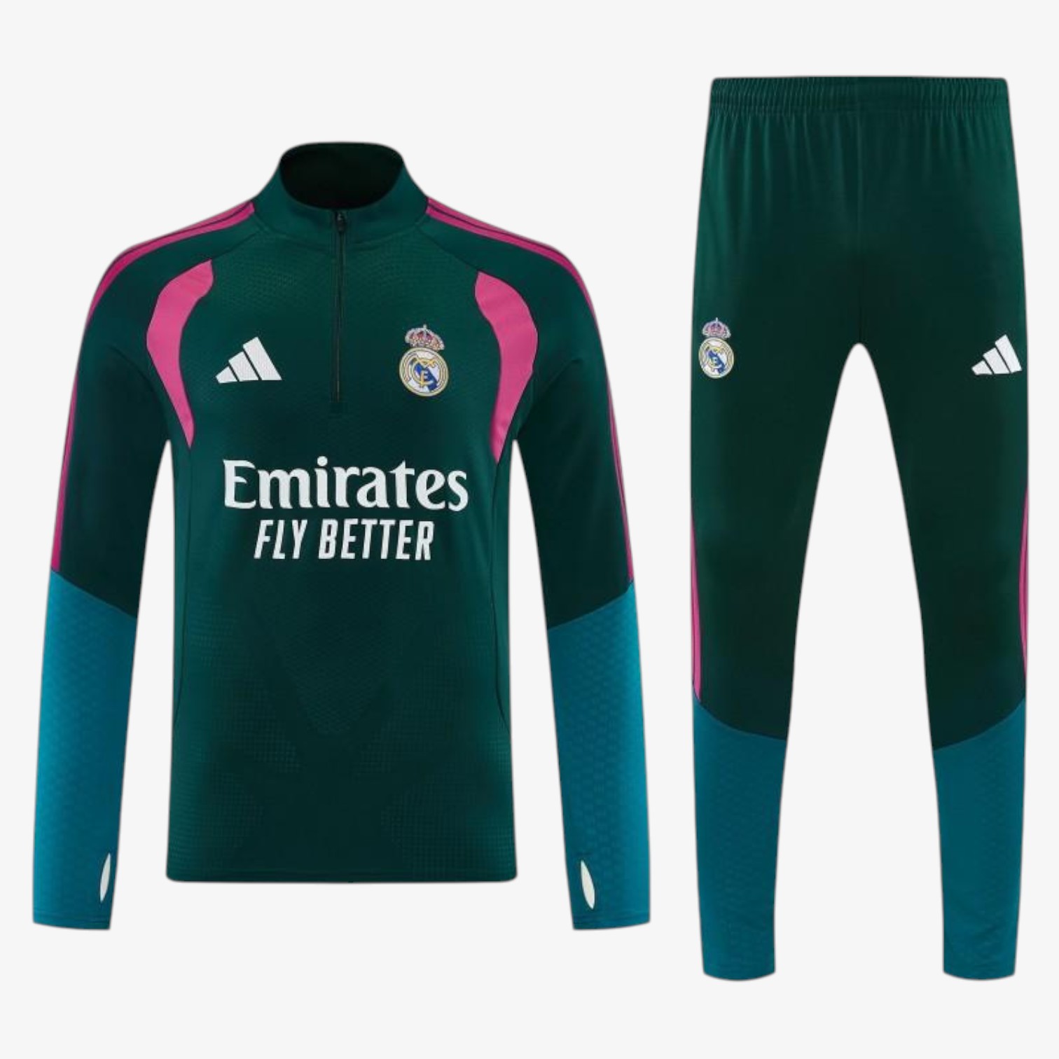 Real Madrid Dark Green Training Tracksuit 2026/27
