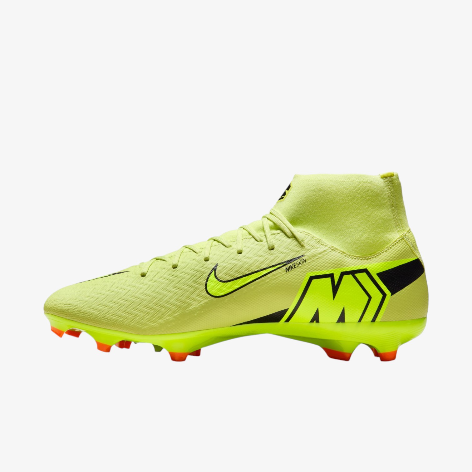 Soccer cleats Air Zoom Mercurial Superfly 10 Academy FG/MG Yellow with Ankle Guards - Image 4
