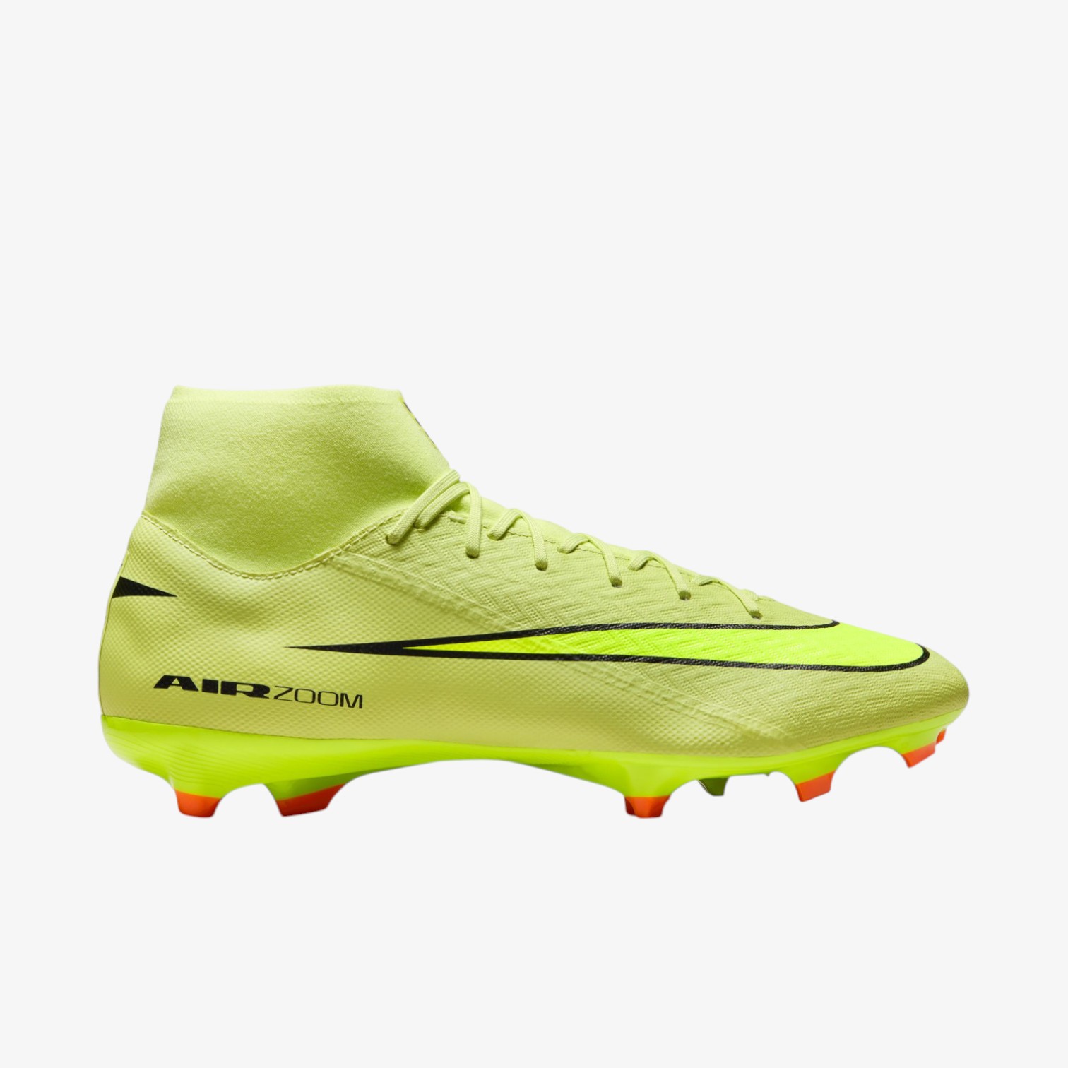 Soccer cleats Air Zoom Mercurial Superfly 10 Academy FG/MG Yellow with Ankle Guards