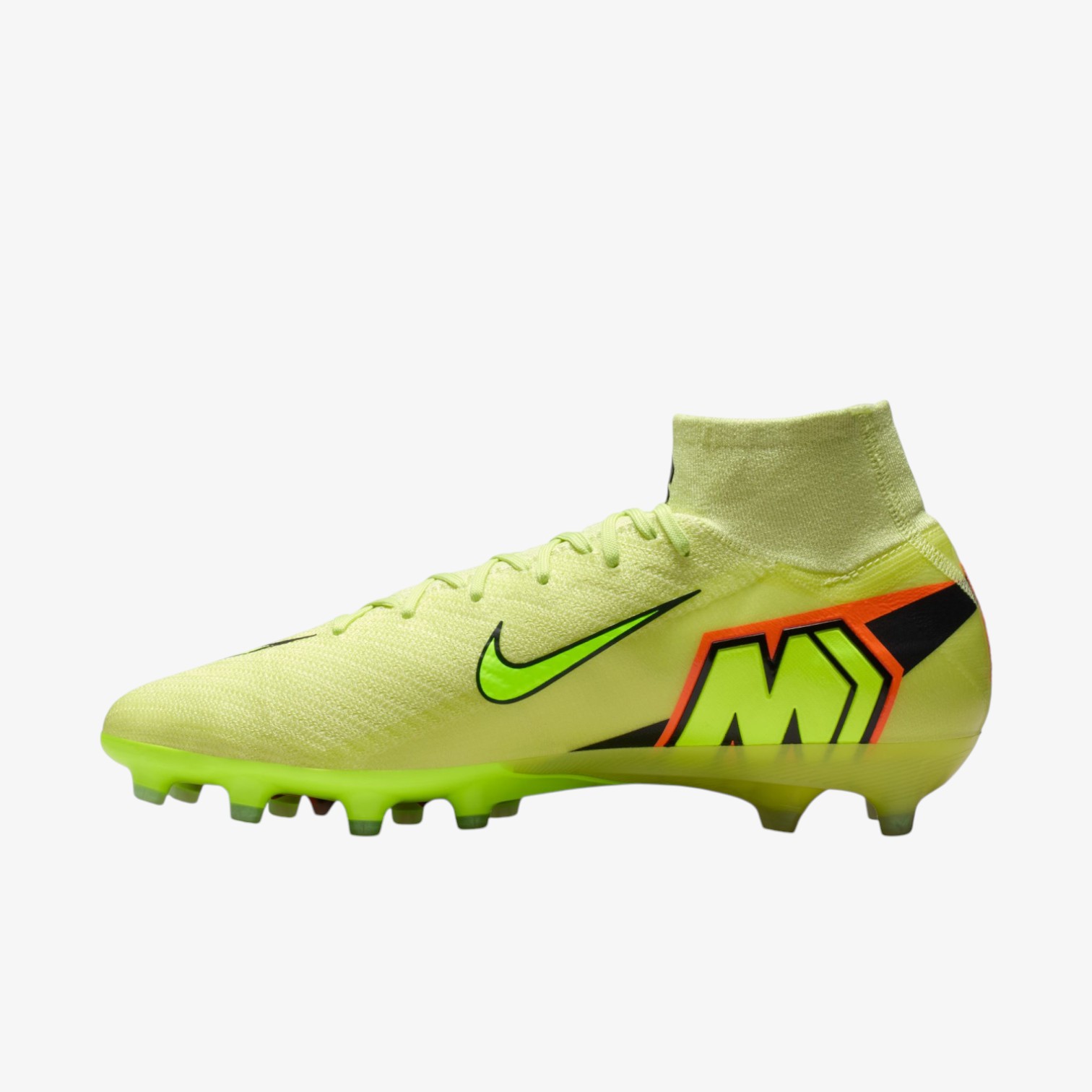 Soccer cleats Air Zoom Mercurial Superfly 10 Elite AG-Pro Yellow with Ankle Guards - Image 4