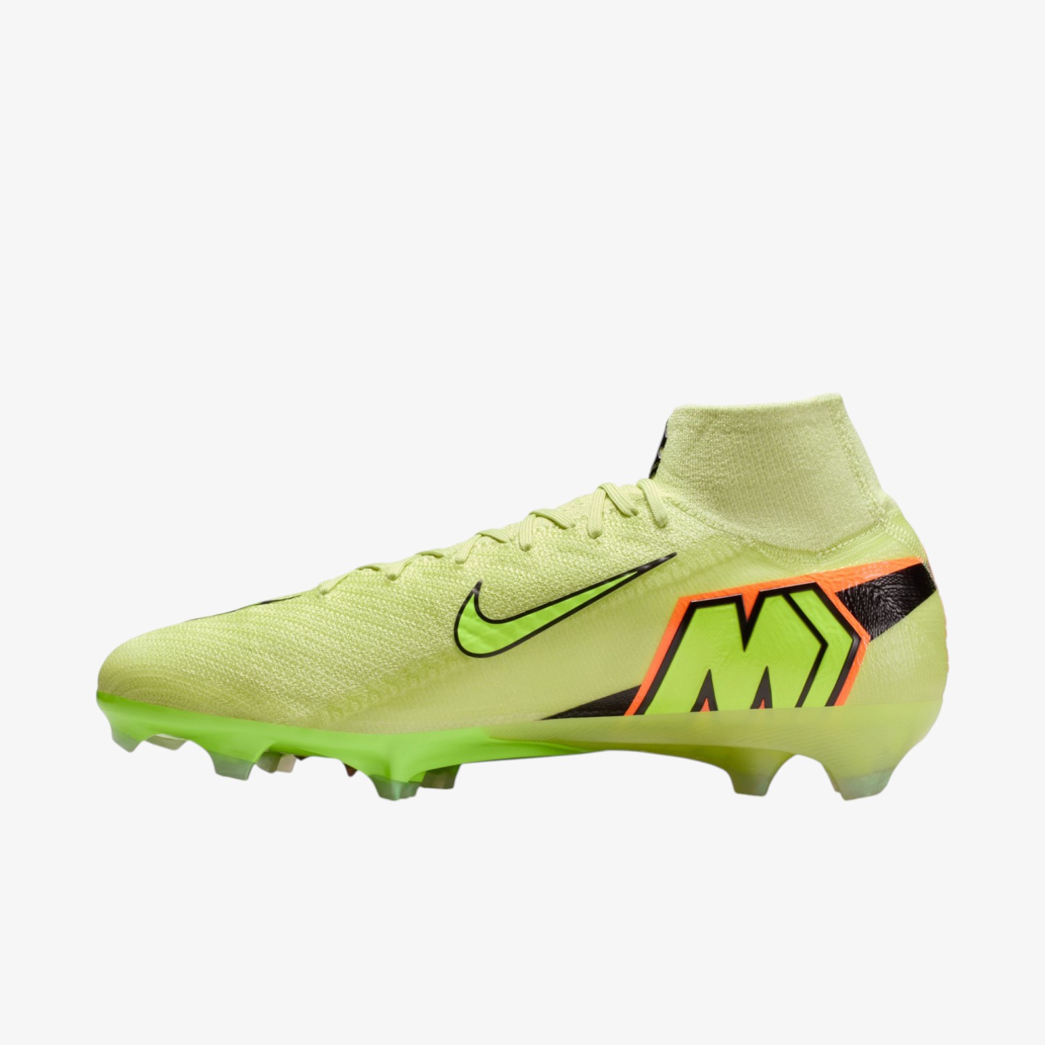 Soccer cleats Air Zoom Mercurial Superfly 10 Elite FG Yellow with Ankle Guards - Image 4