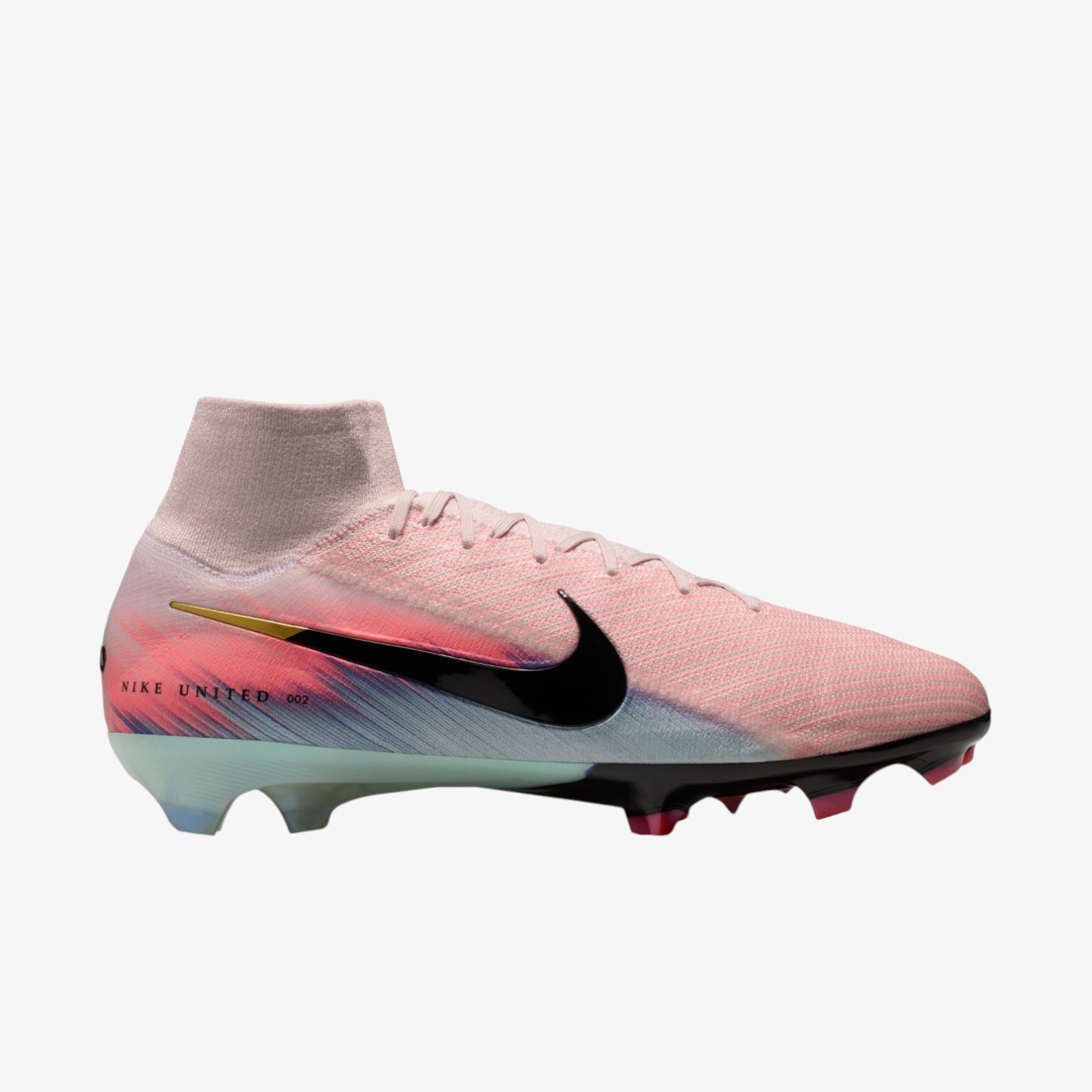 Soccer cleats Air Zoom Mercurial Superfly 10 Elite FG Pink with Ankle Guards