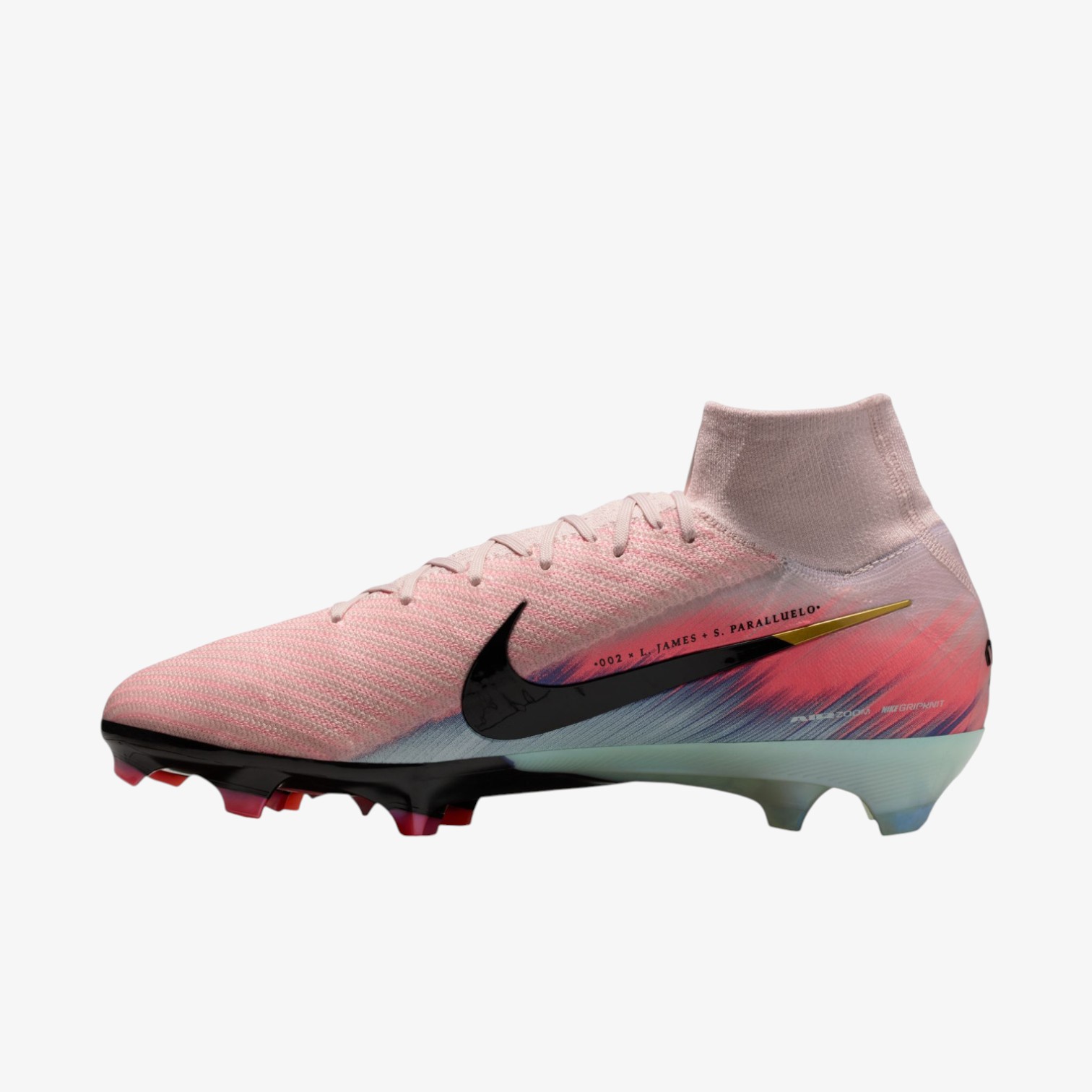 Soccer cleats Air Zoom Mercurial Superfly 10 Elite FG Pink with Ankle Guards - Image 4