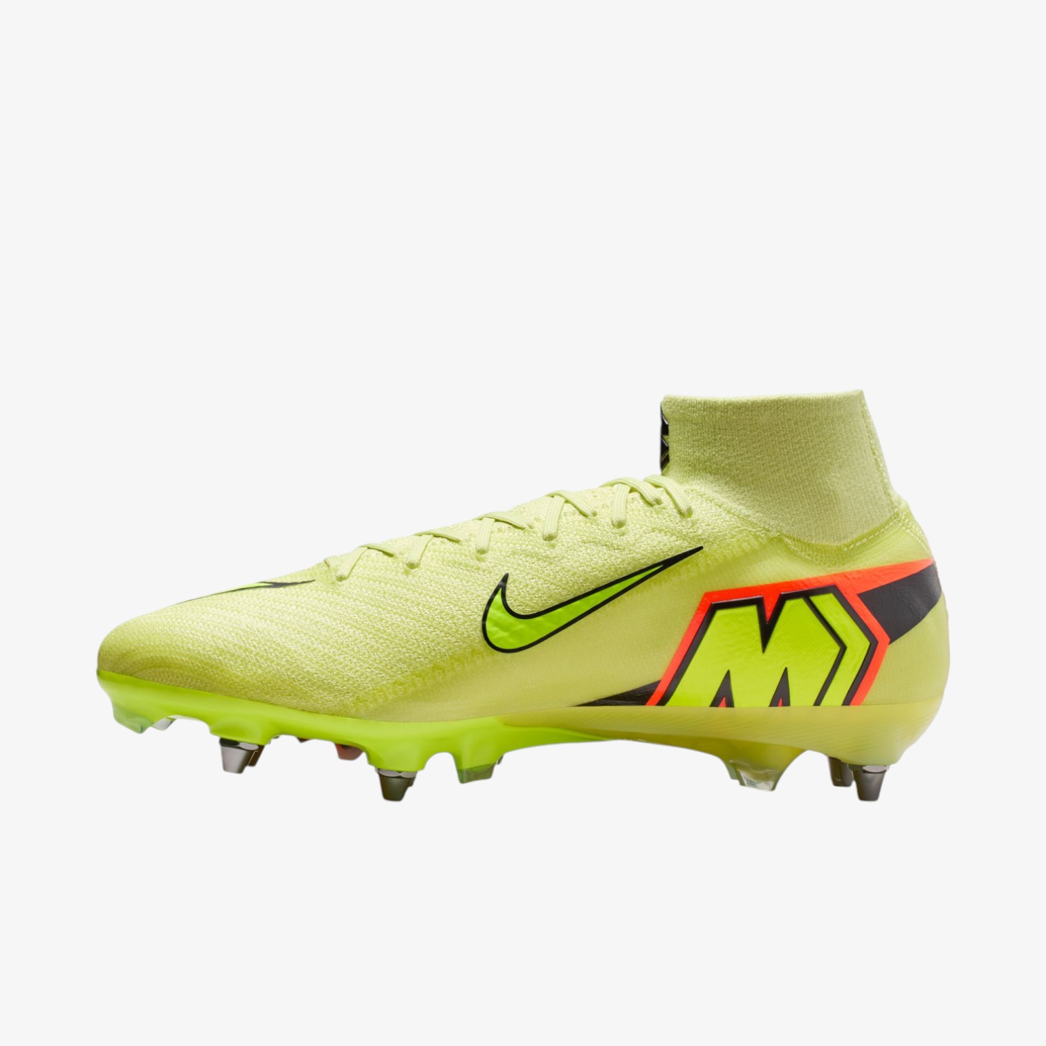Soccer cleats Air Zoom Mercurial Superfly 10 Elite SG-Pro Yellow with Ankle Guards - Image 4