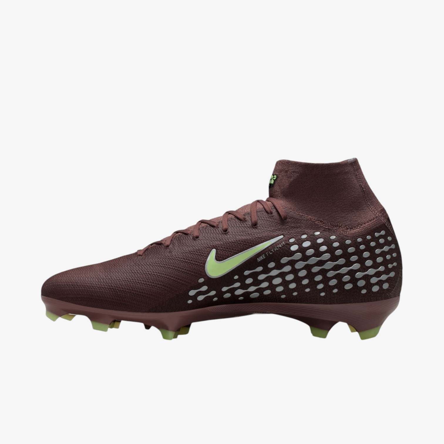 Soccer cleats Air Zoom Mercurial Superlfy 10 Pro Mbappé FG Brown Green with Ankle Guards - Image 4
