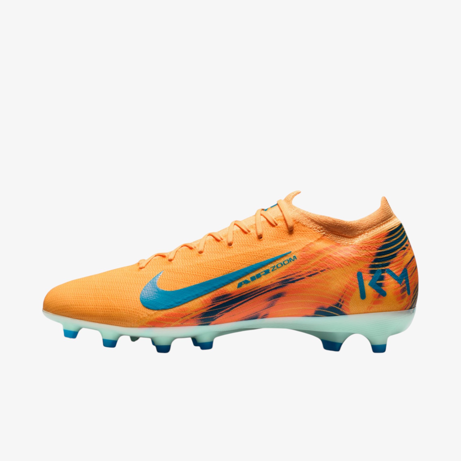 Soccer cleats Air Zoom Mercurial Vapor 16 Pro Mbappé AG-Pro Orange Blue - Image 4
