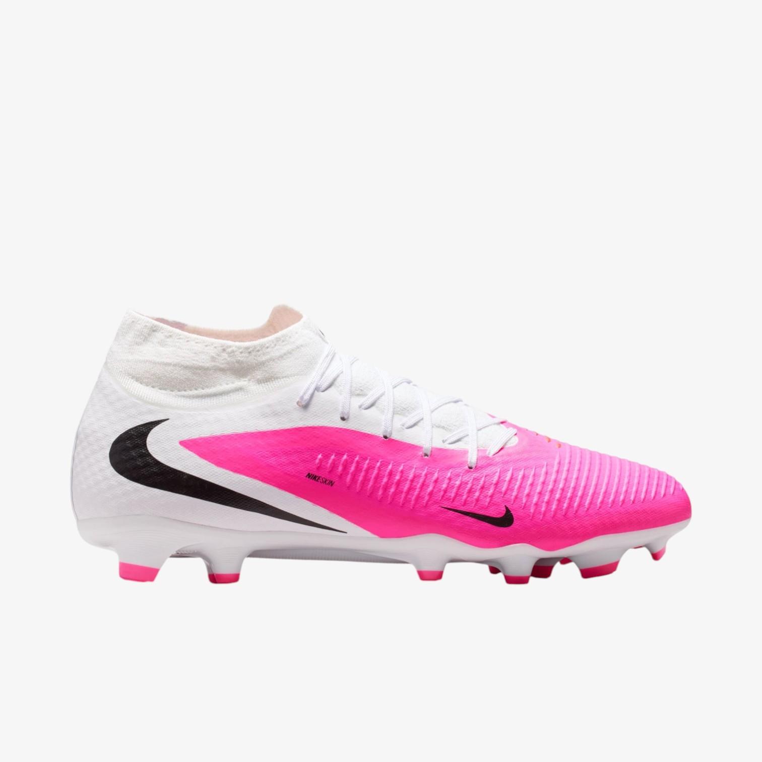 Soccer cleats Phantom 6 montante Academy FG/MG Pink White