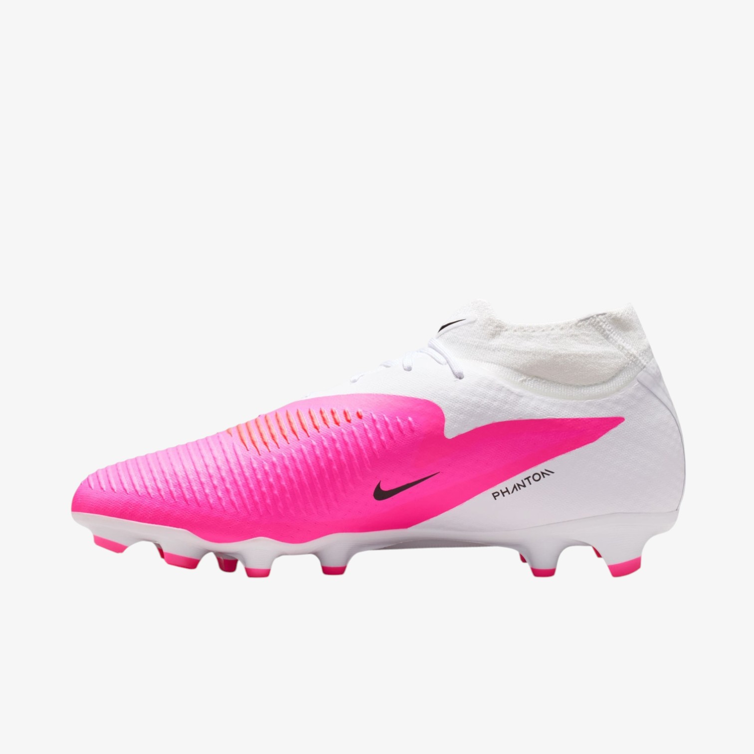 Soccer cleats Phantom 6 montante Academy FG/MG Pink White - Image 2