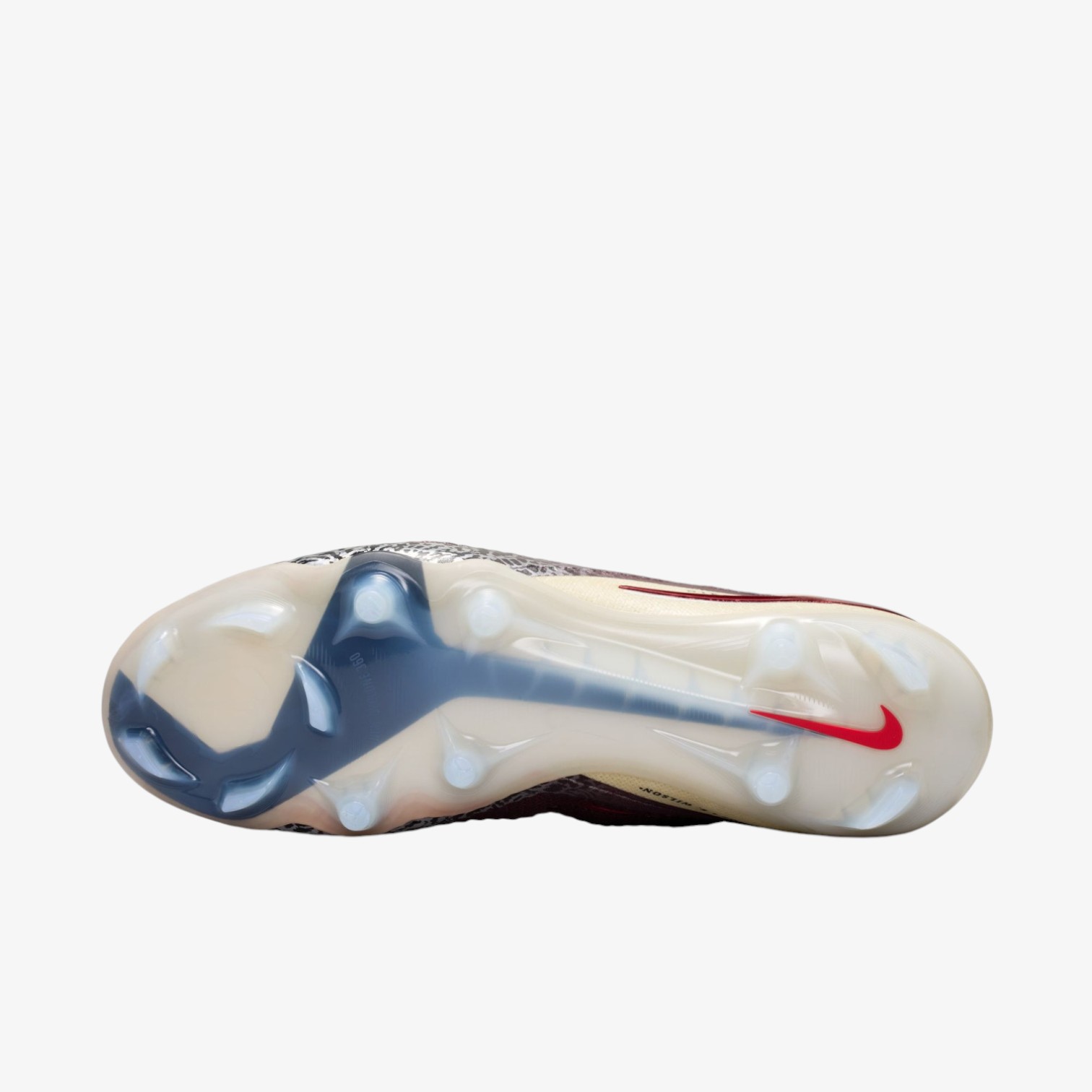 Soccer cleats Phantom 6 montante United 3 Elite FG Red White with Ankle Guards - Image 2