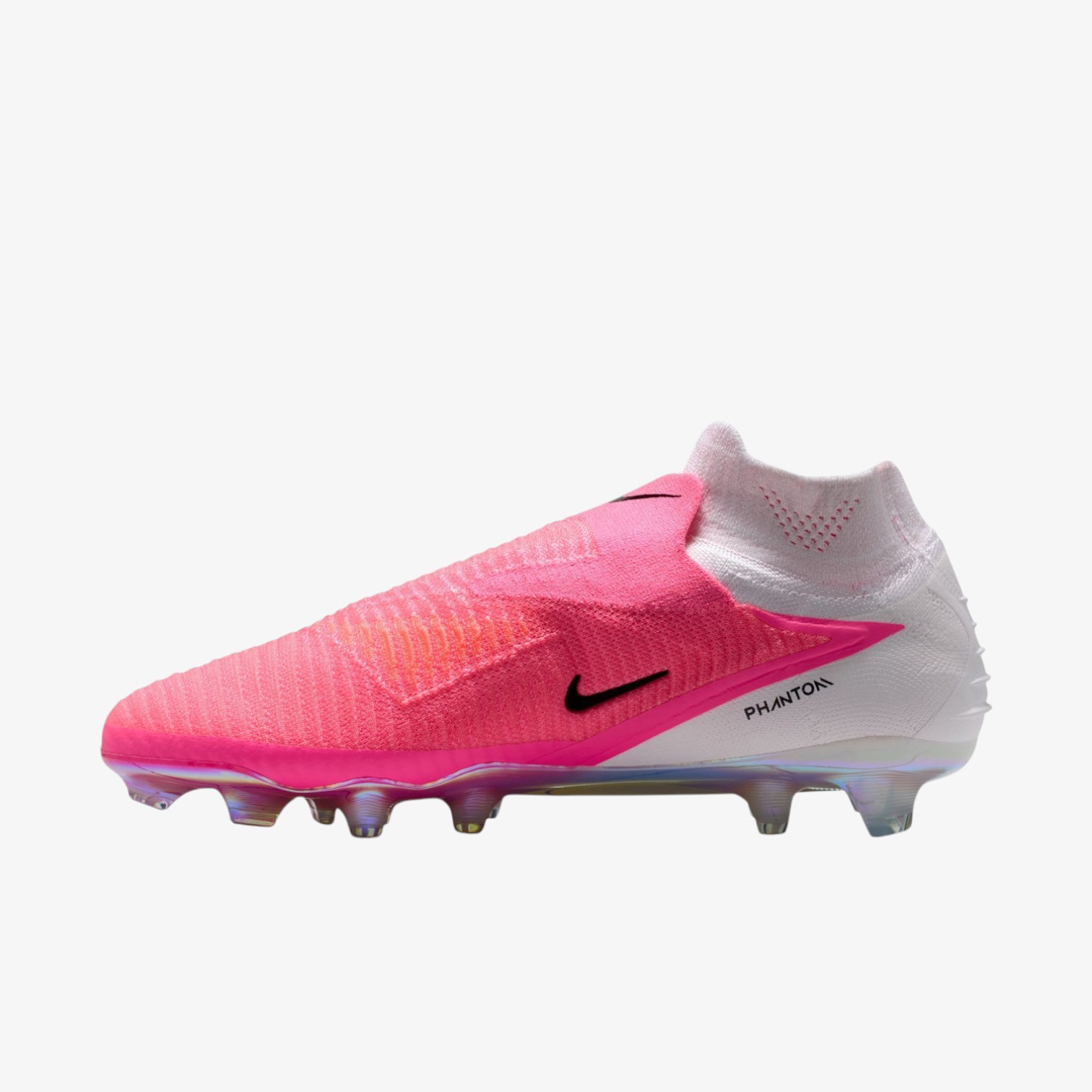 Soccer cleats Phantom 6 montante Elite FG Pink White - Image 4