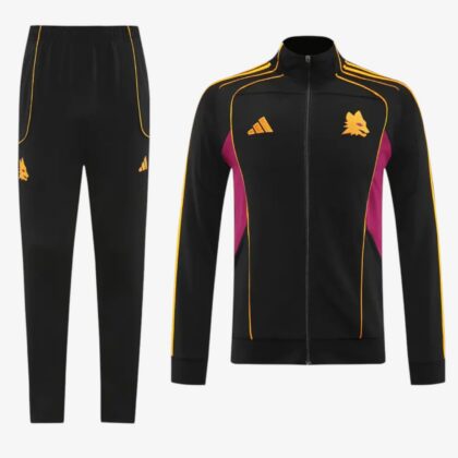Roma Black tracksuit  2025/26