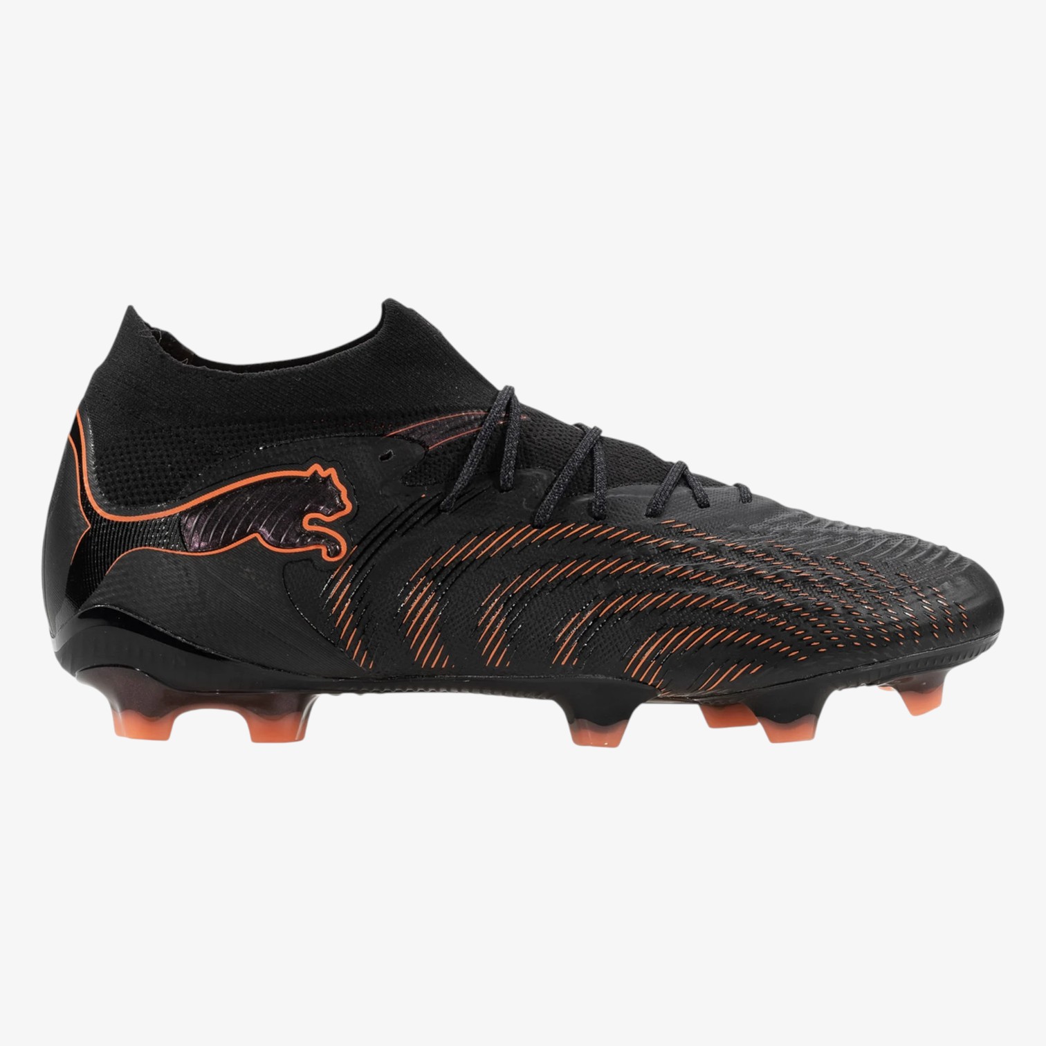 Soccer cleats Future 9 Ultimate FG Black With Ankle Guards