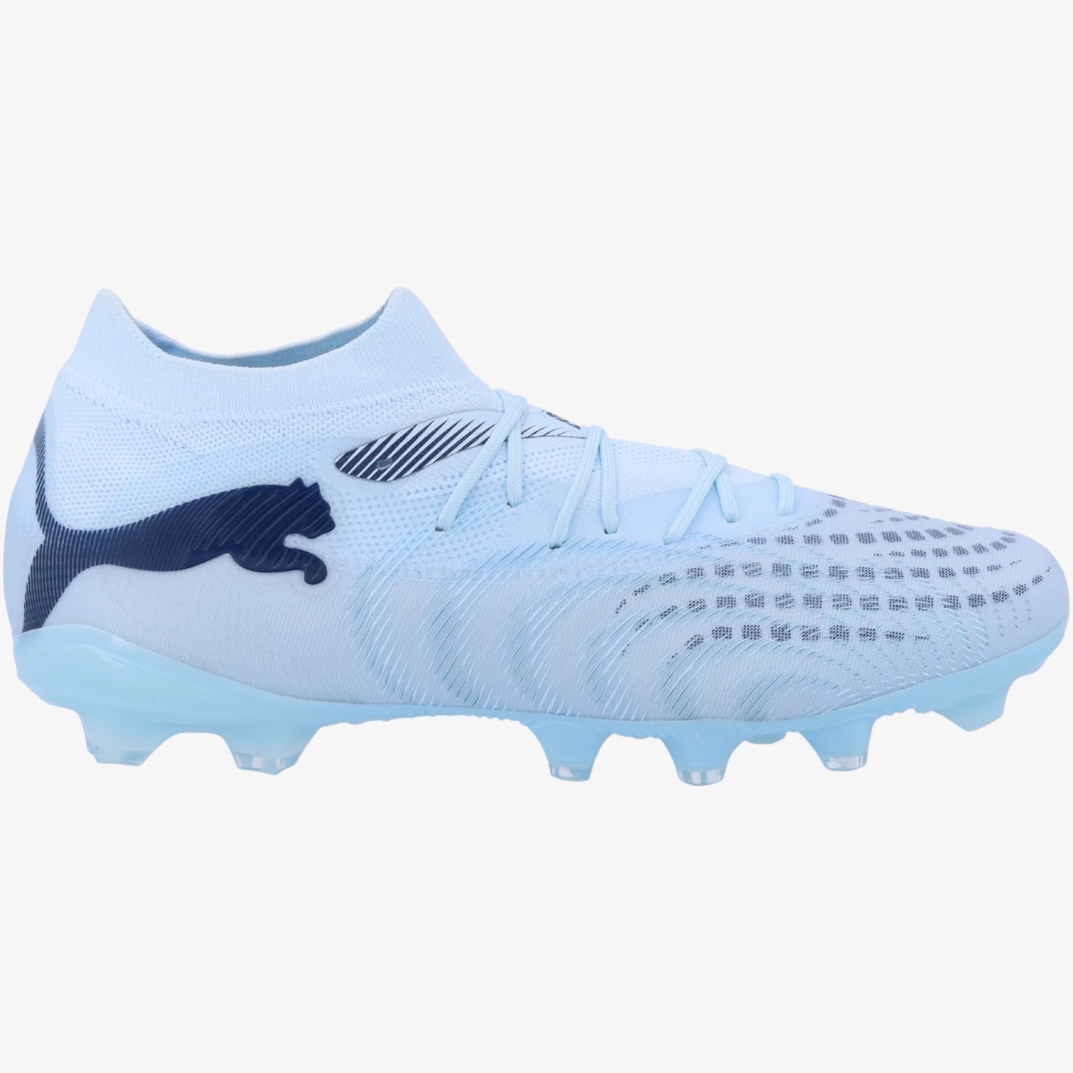 Soccer cleats Future 9 Match FG/AG Blue with Ankle Guards