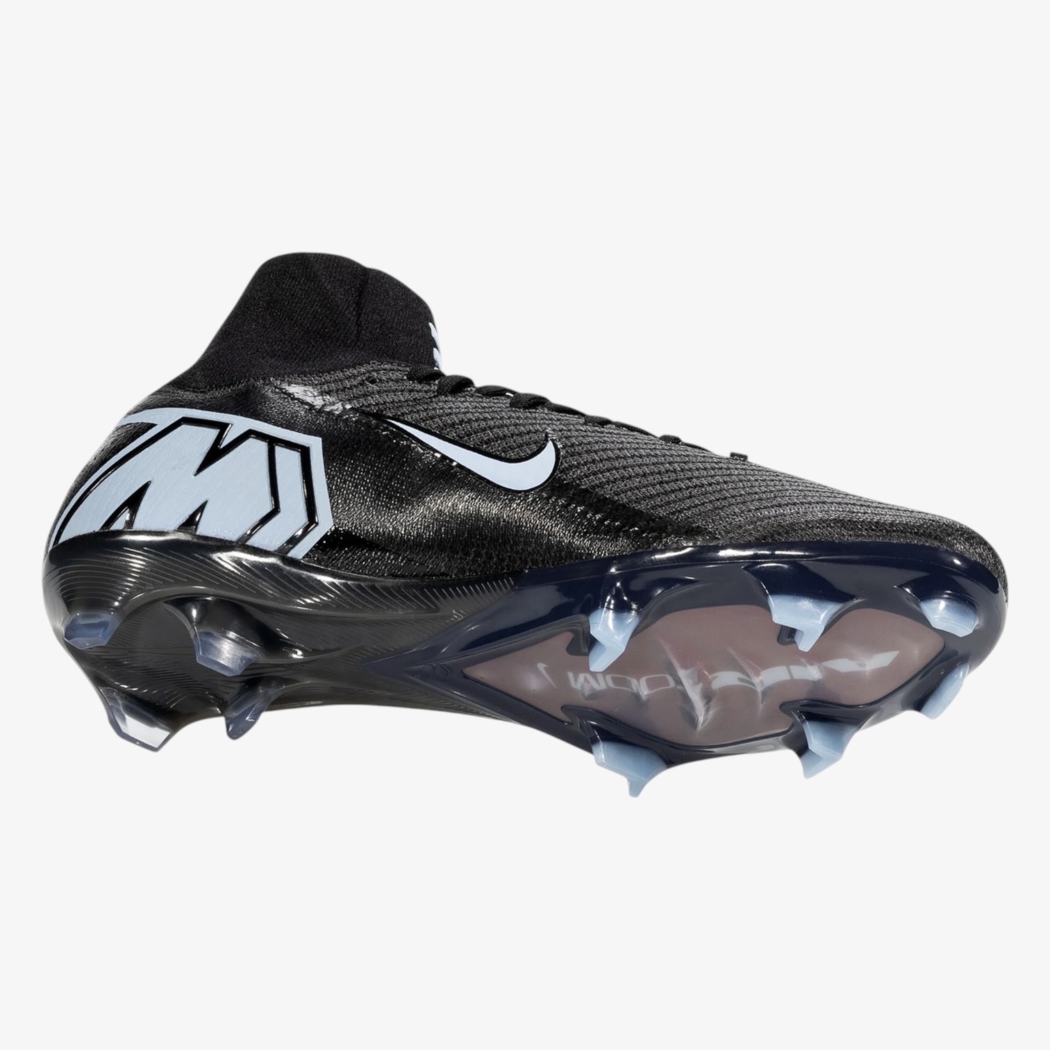 Soccer cleats Air Zoom Mercurial Superfly 10 Elite FG Black with Ankle Guards - Image 3