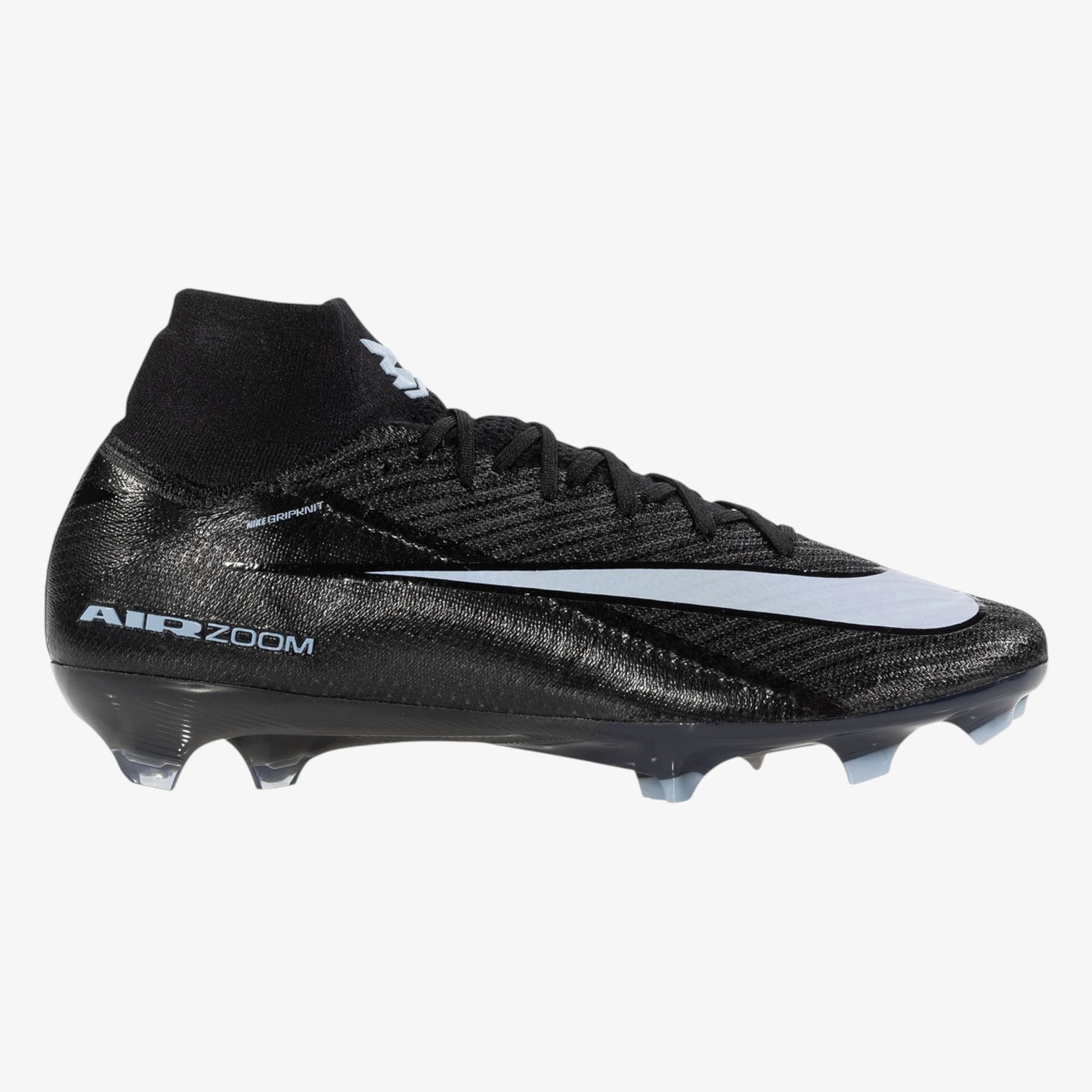 Soccer cleats Air Zoom Mercurial Superfly 10 Elite FG Black with Ankle Guards