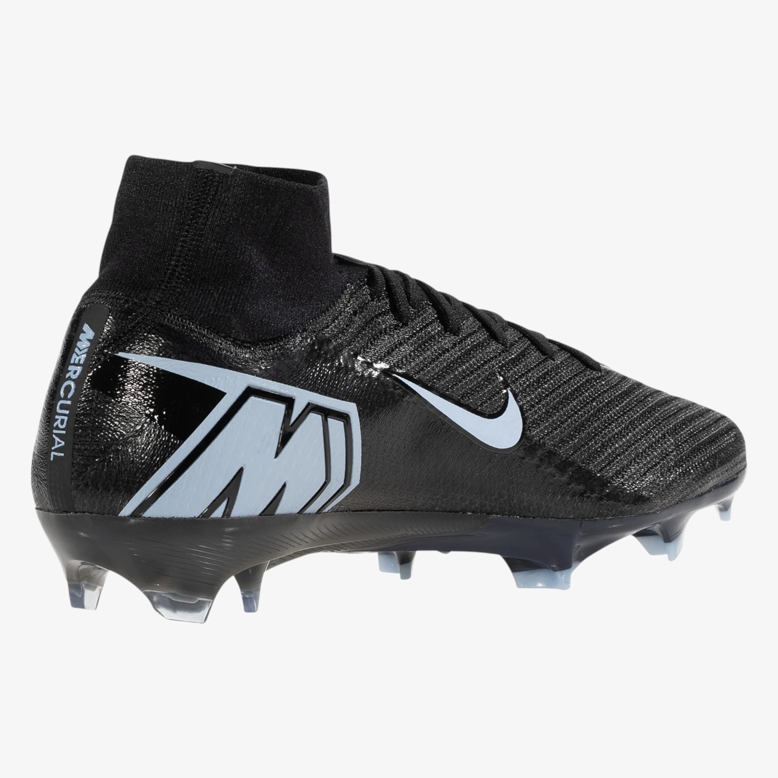 Soccer cleats Air Zoom Mercurial Superfly 10 Elite FG Black with Ankle Guards - Image 2