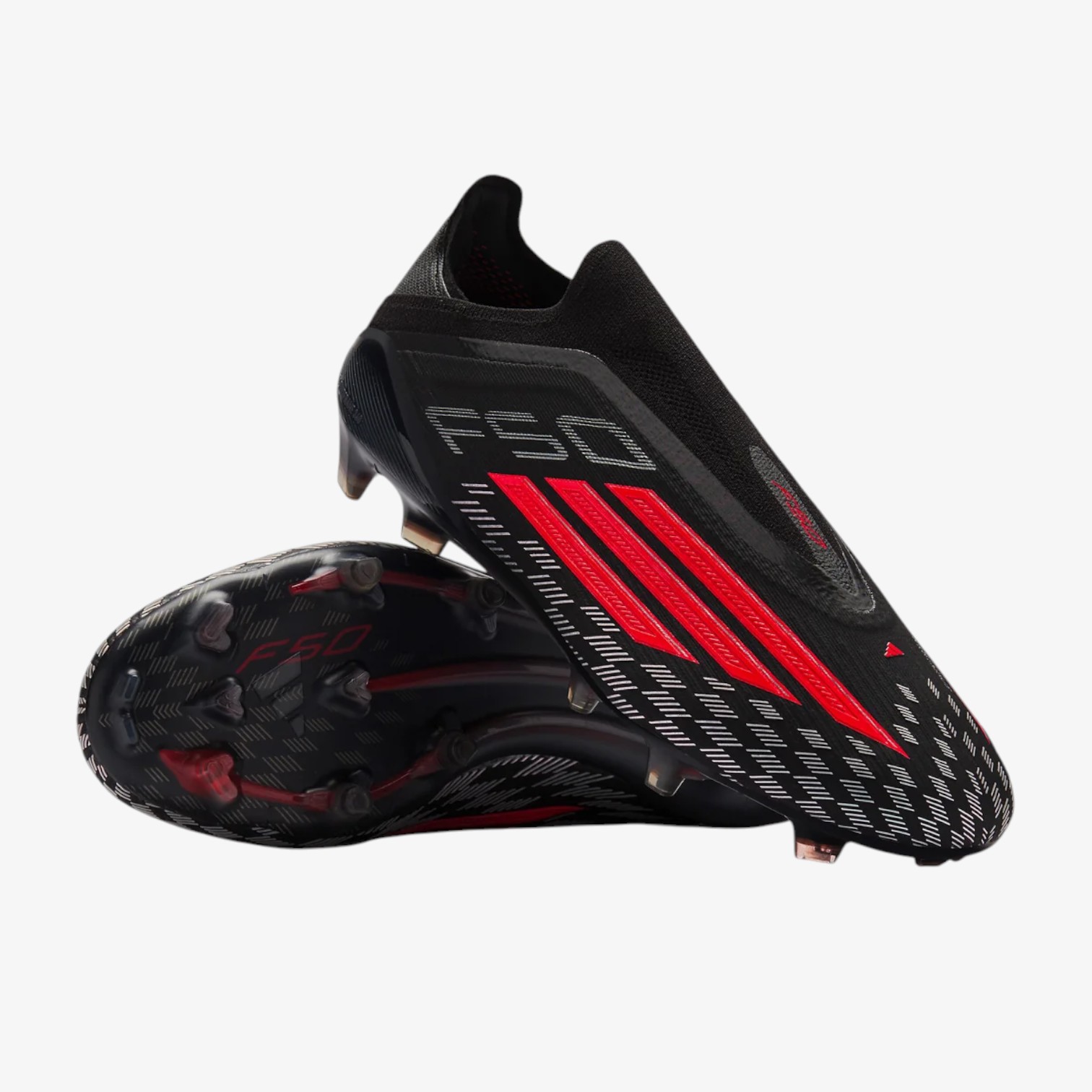 Soccer cleats F50 Elite Laceless FG – Black - Image 4