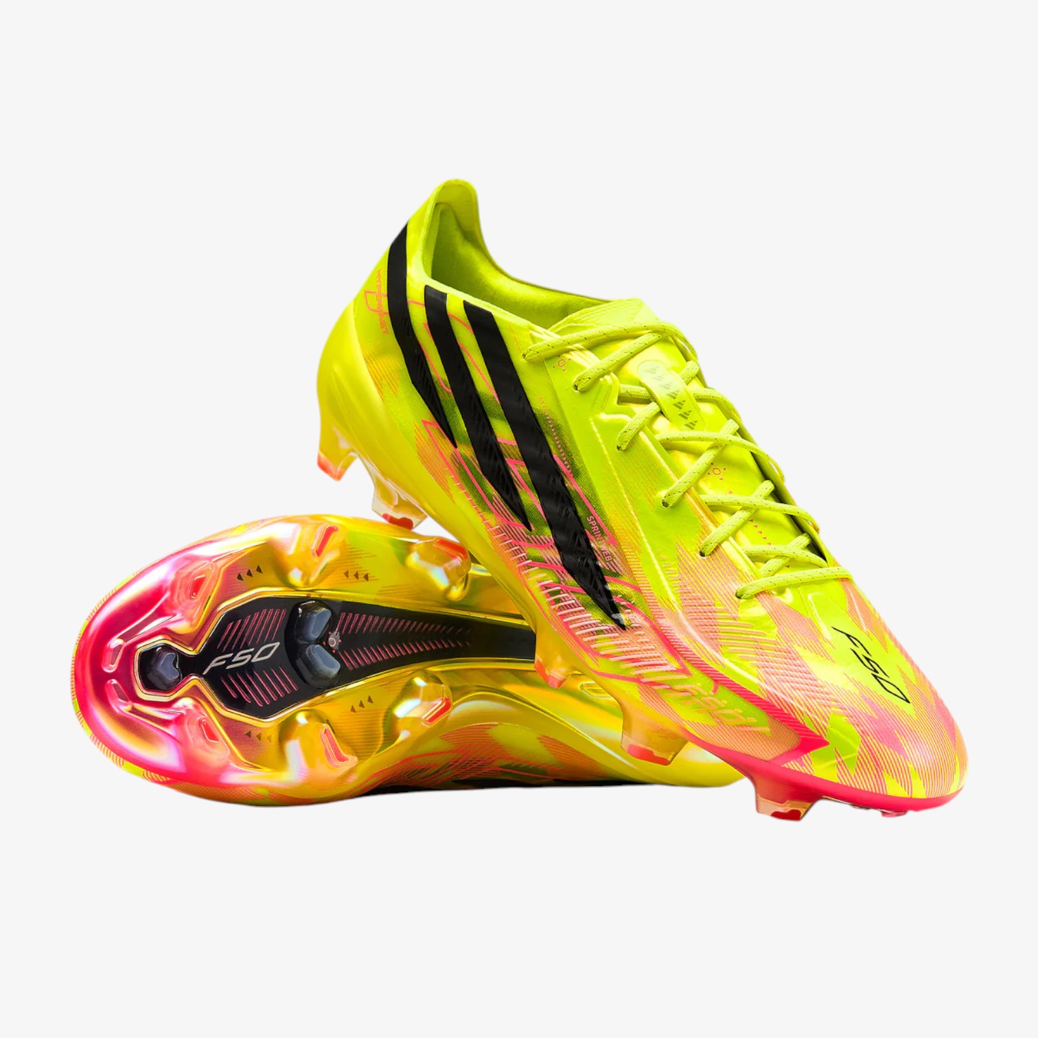 Soccer cleats F50 Hyperfast Elite FG Yellow - Image 2