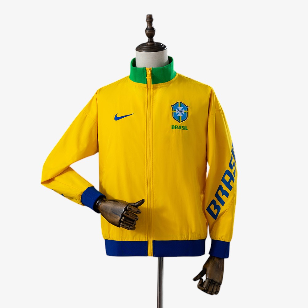 Brazil Sportswear Jacket Coat Windbreaker