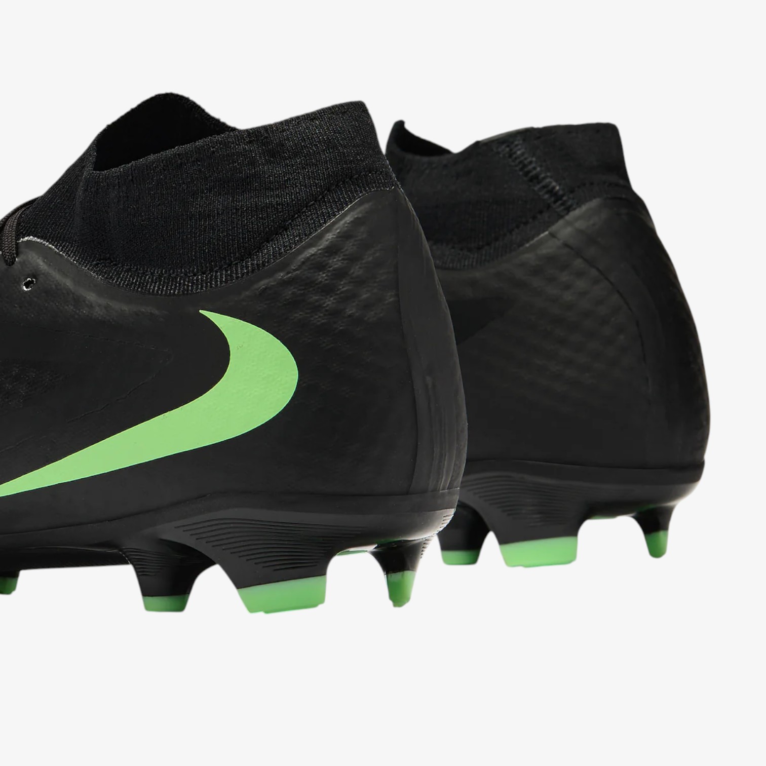 Soccer cleats Phantom 6 High Academy FG/MG Black with Ankle Guards - Image 3