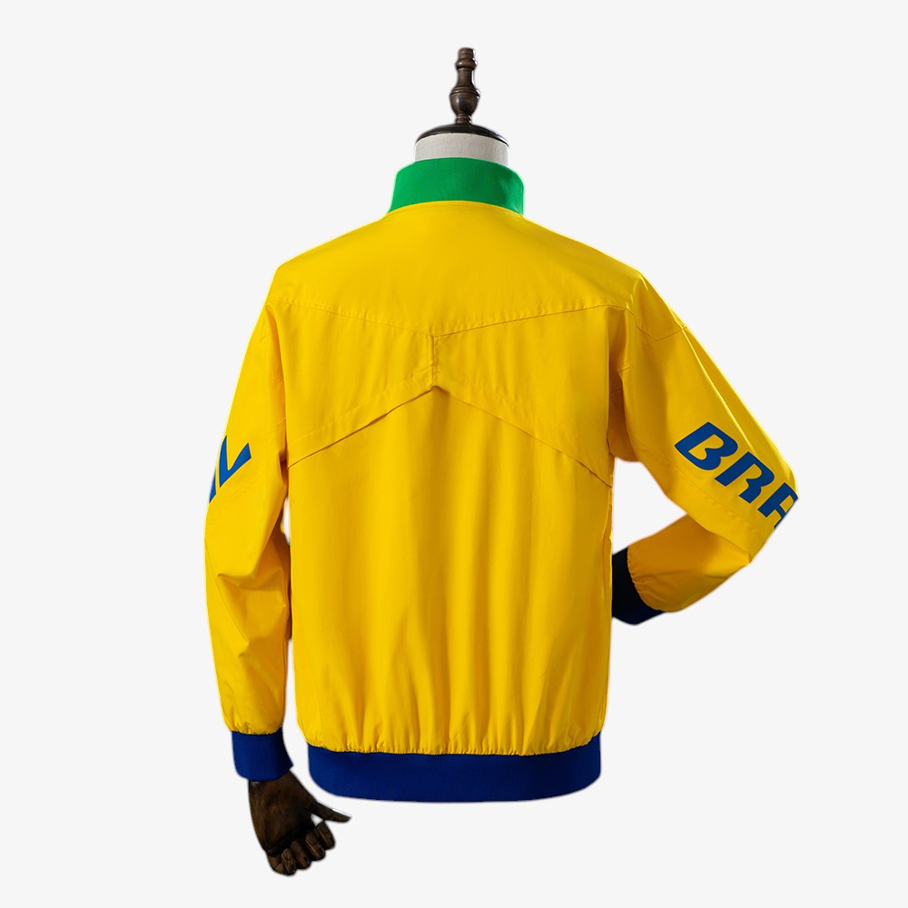 Brazil Sportswear Jacket Coat Windbreaker - Image 2