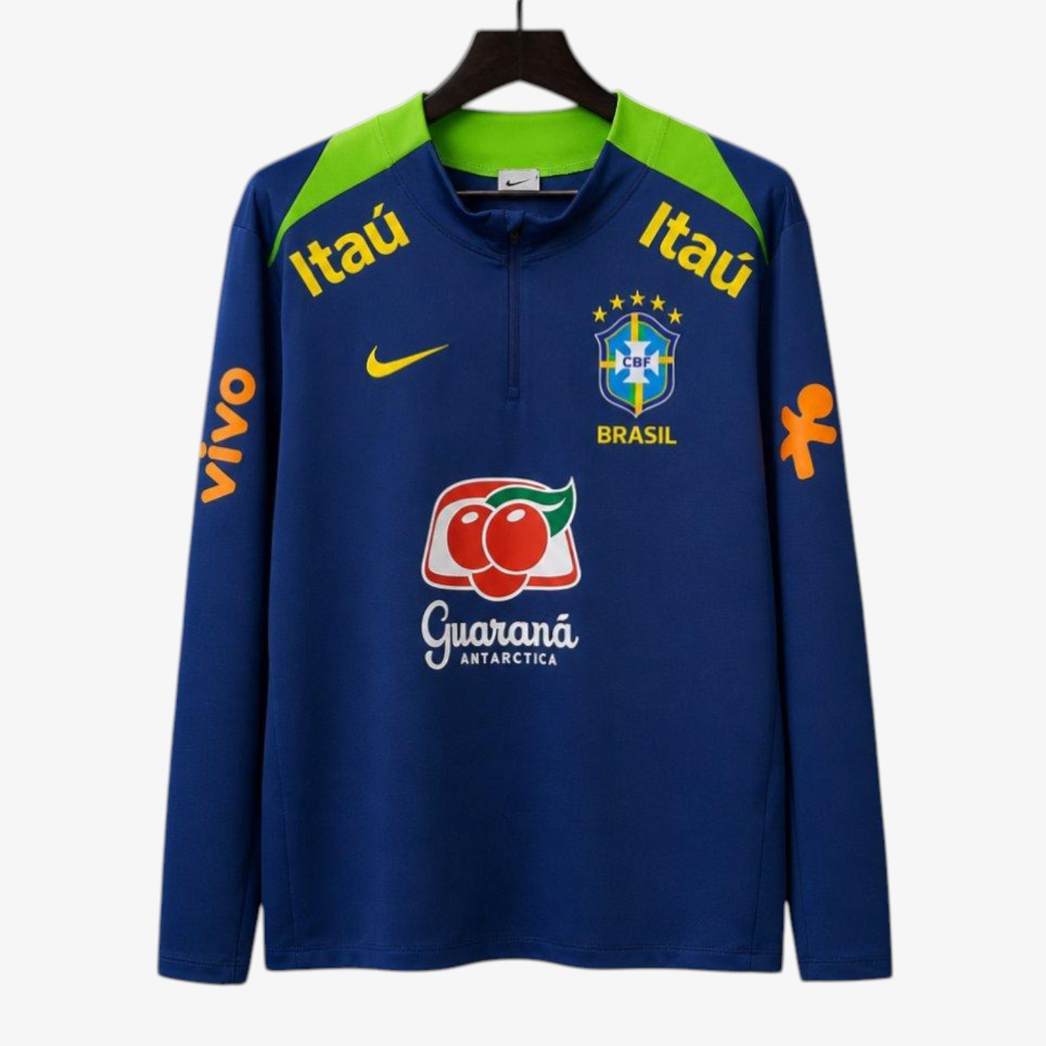 Brazil Half-Zip Training Long-Sleeved Jersey 2026