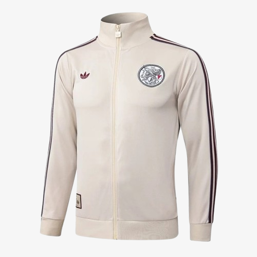 Ajax Amsterdam Beige Jacket Tracksuit 2025/26 - Image 2