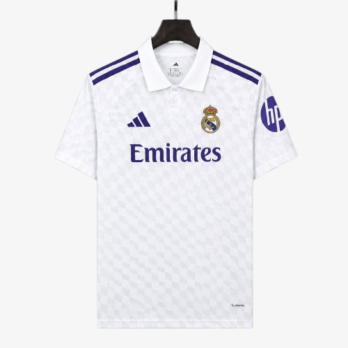 Real Madrid Home White Polo Jersey 2027/28